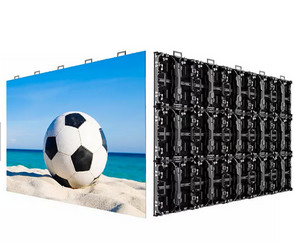 Χυτή κύβος οθόνη 500x500mm των οδηγήσεων ενοικίου γραφείου P3.91mm αργιλίου