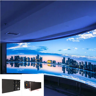 P3mm οθόνη 576X576mm επιτροπής των εσωτερικών οδηγήσεων χυτό κύβος κιβώτιο μεγέθους γραφείου