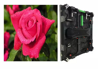 IP65 χυτό γραφείο αργιλίου οθόνης P4.8 576×576mm των αδιάβροχων εσωτερικών οδηγήσεων ενοικίου κύβος